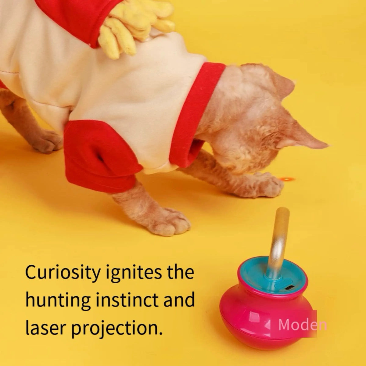 Automatic Cat Laser Toy Tumbler Design Pointer 360°Irregular Rotation