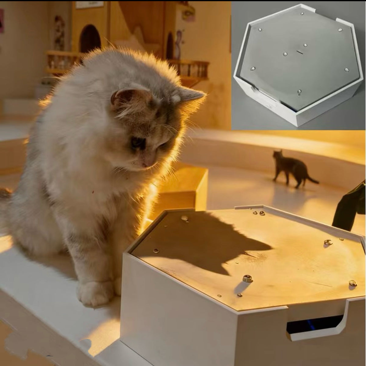 Interactive Water Drip Cat Toy Fountain