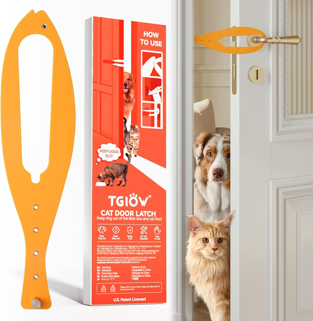 Cat Door Latch