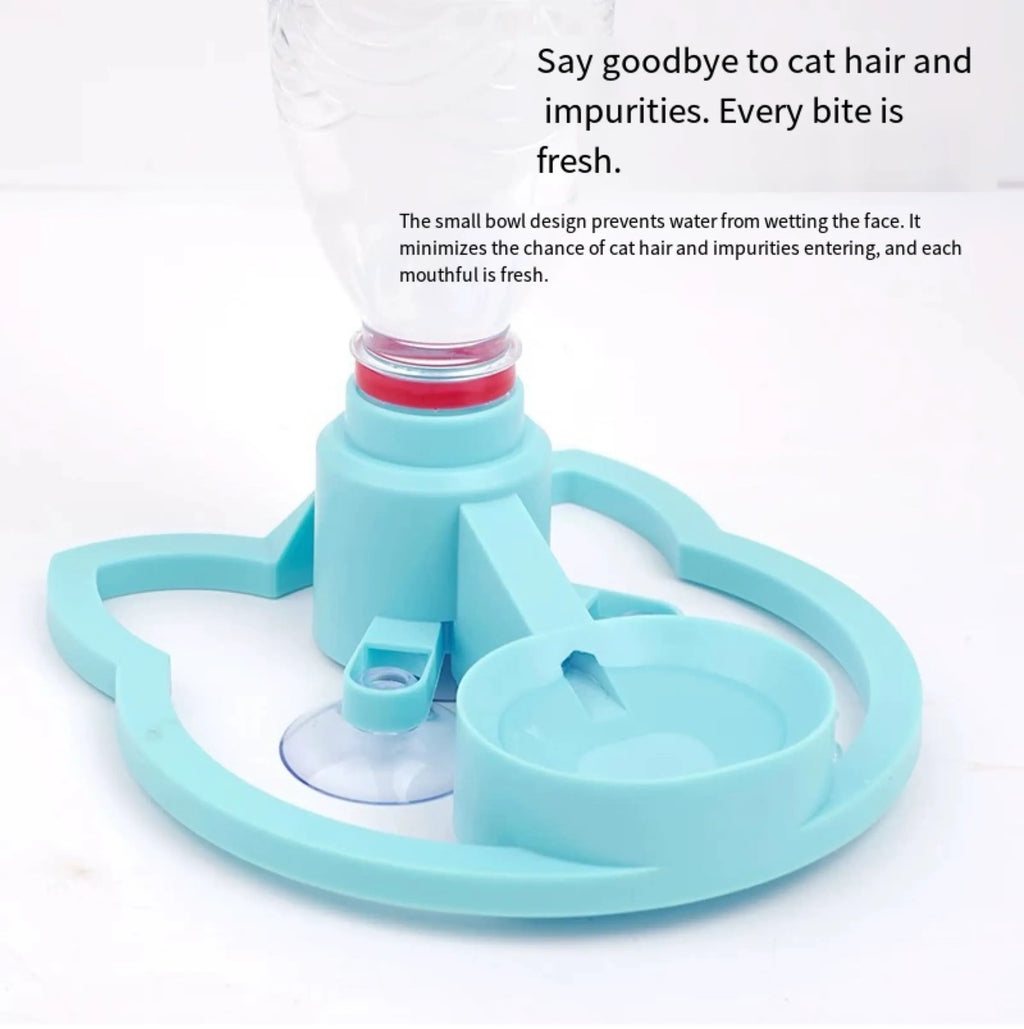 Portable Gravity Pet Water Dispenser – No Electricity, Automatic Refilling for Cats & Small Dogs