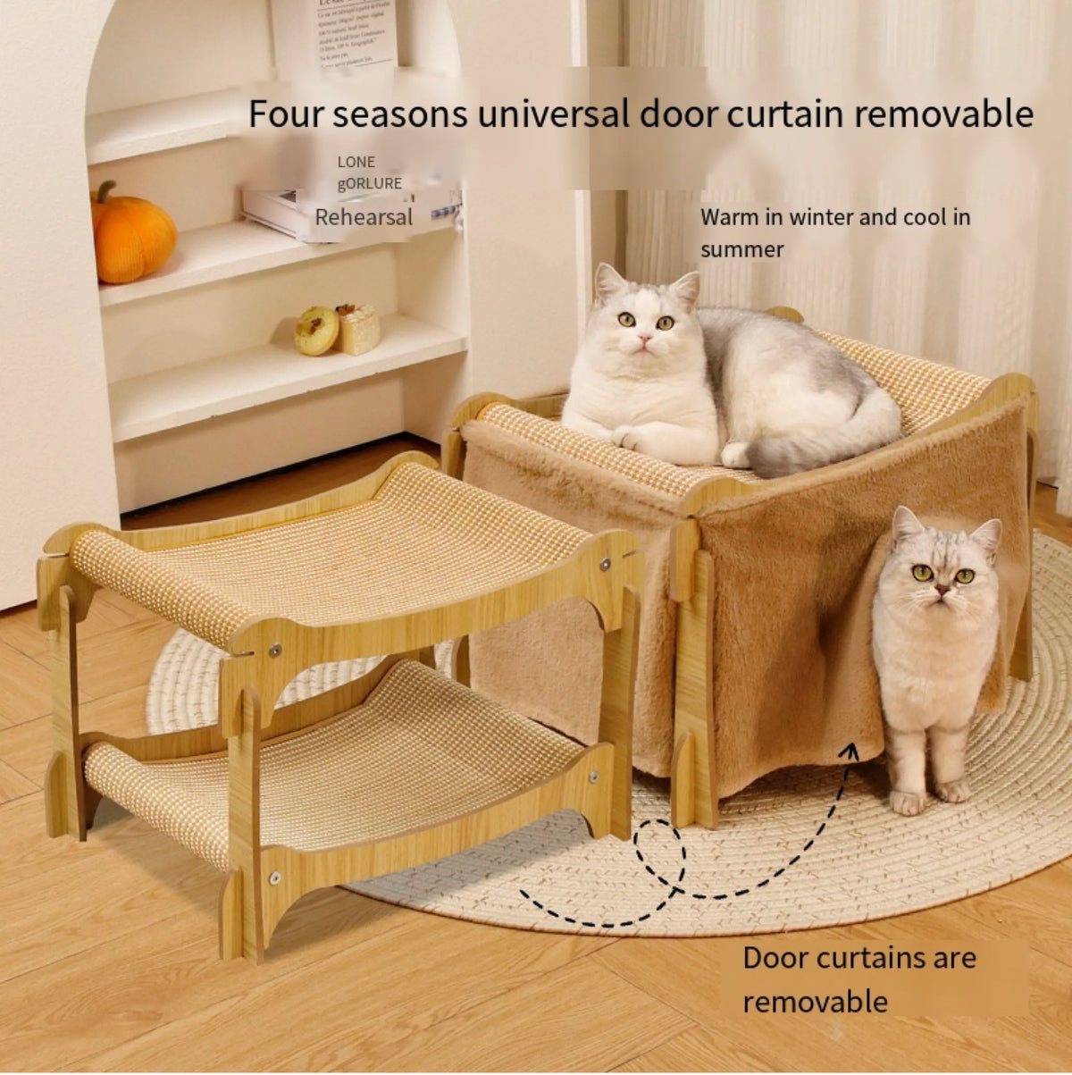 2 Tier Cat Hammock Bed