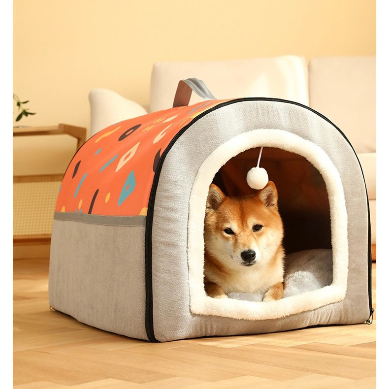 Pet House Cozy 2 in 1 Small Dog House