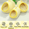 Cat Bed for Indoor Cats, Cozy Checkered Cat Cave Bed