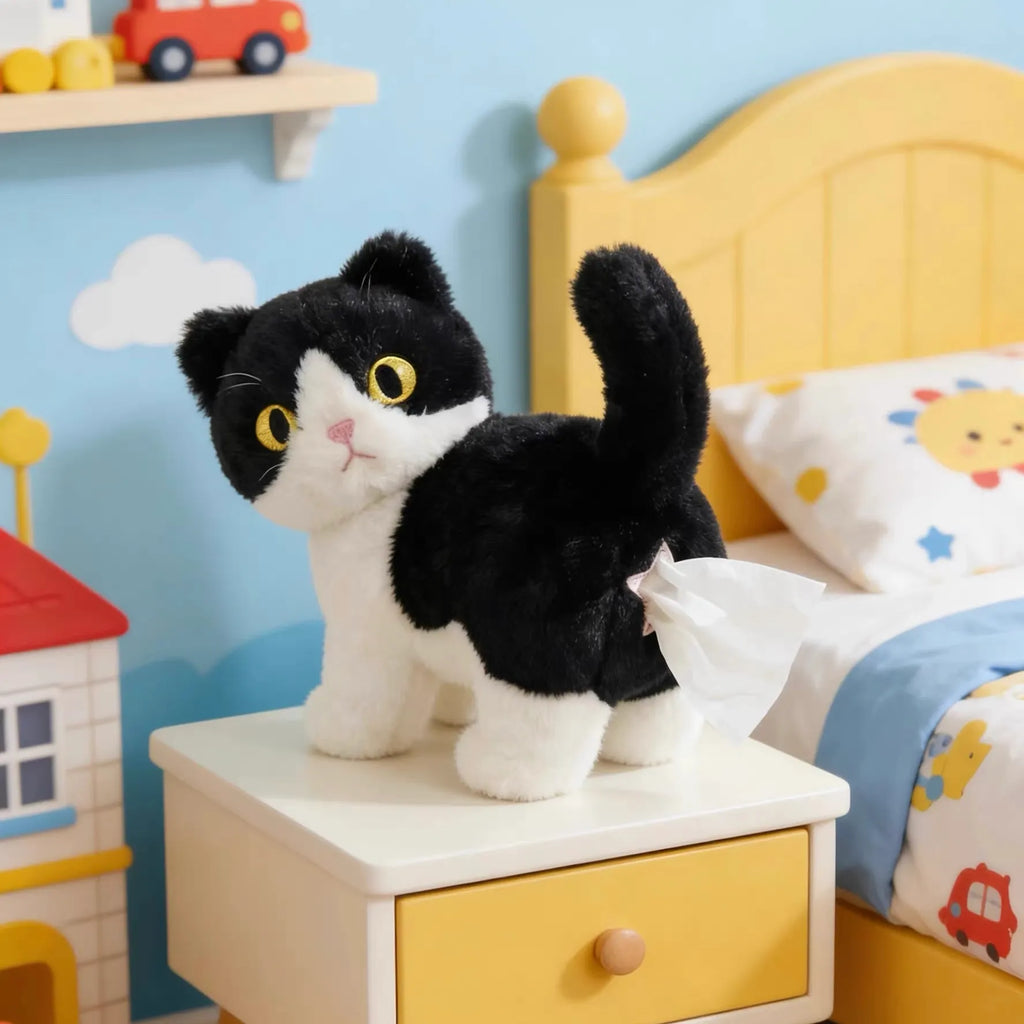 Creative cat tissue box