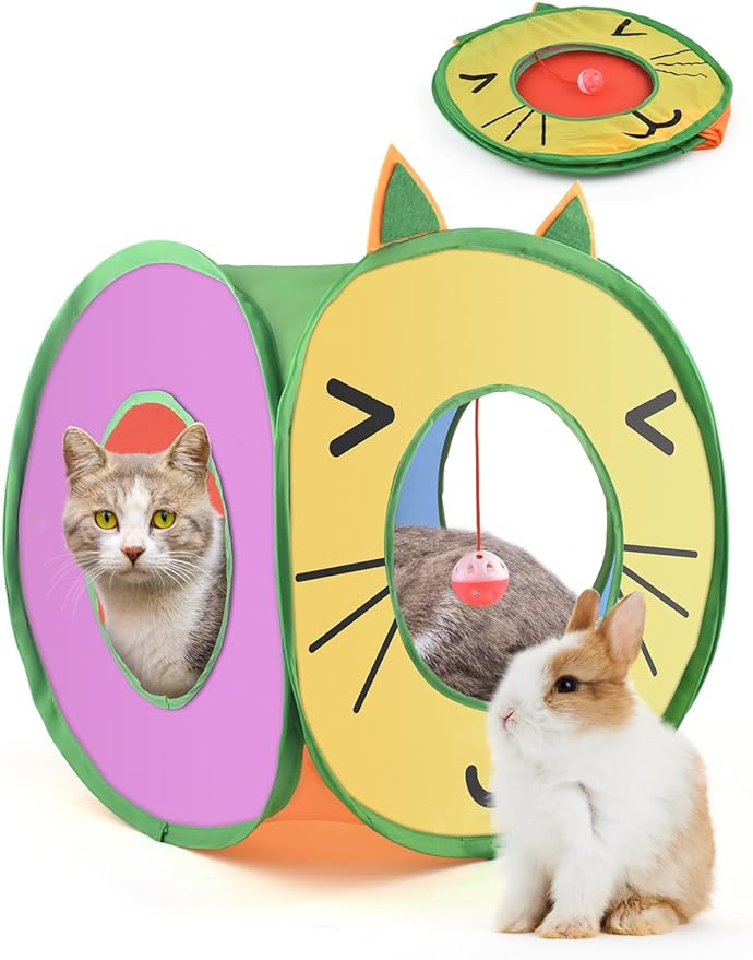 弹出式猫咪立方体可折叠猫咪游戏屋