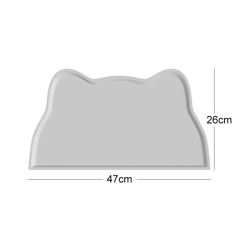 Kitten Placemat for Feeding | Pet Bowl Mat