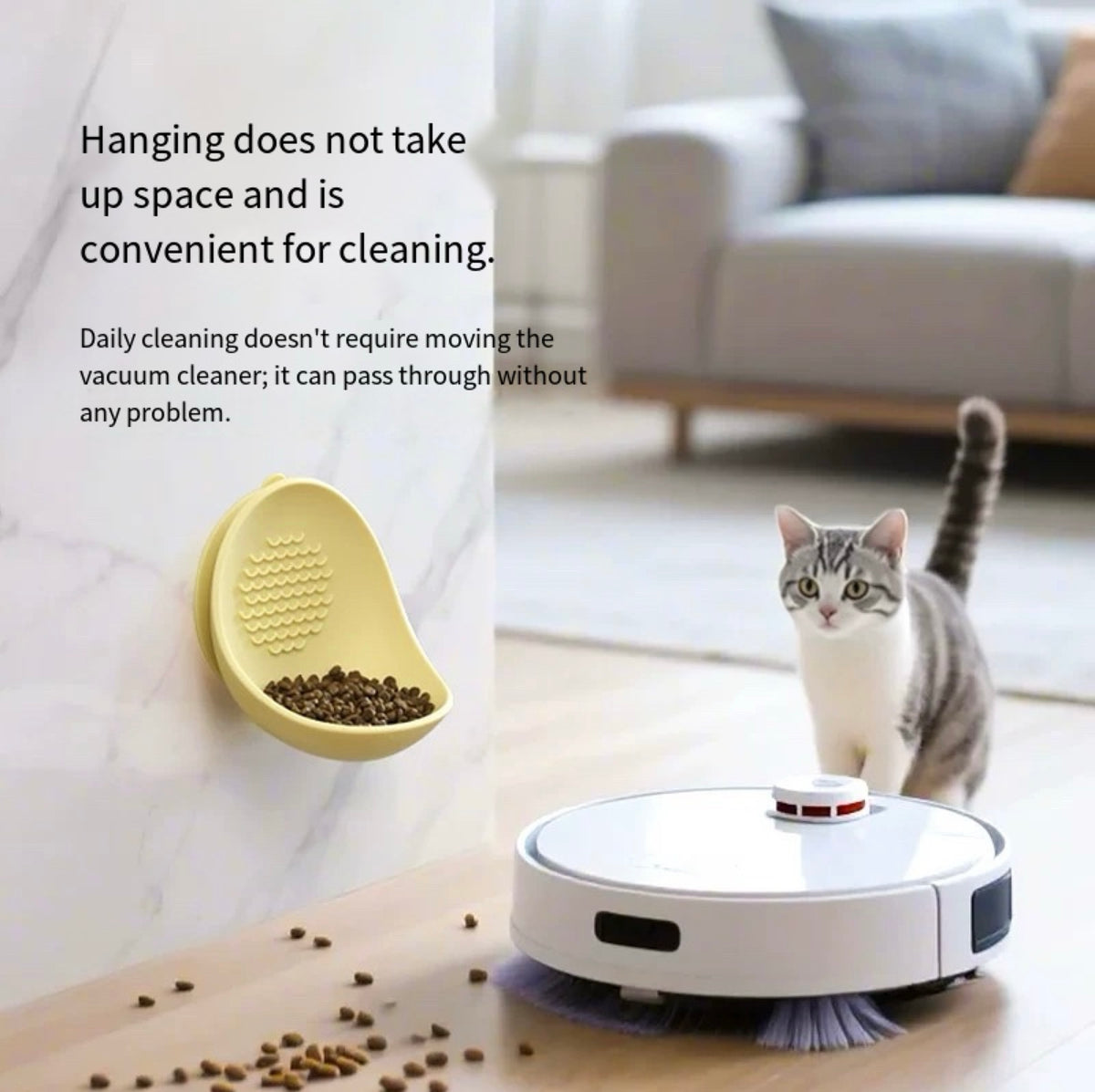 Non-Slip Silicone Pet Bowl with Strong Suction Base – Anti-Spill & Anti-Tip Food and Water Feeder for Dogs and Cats