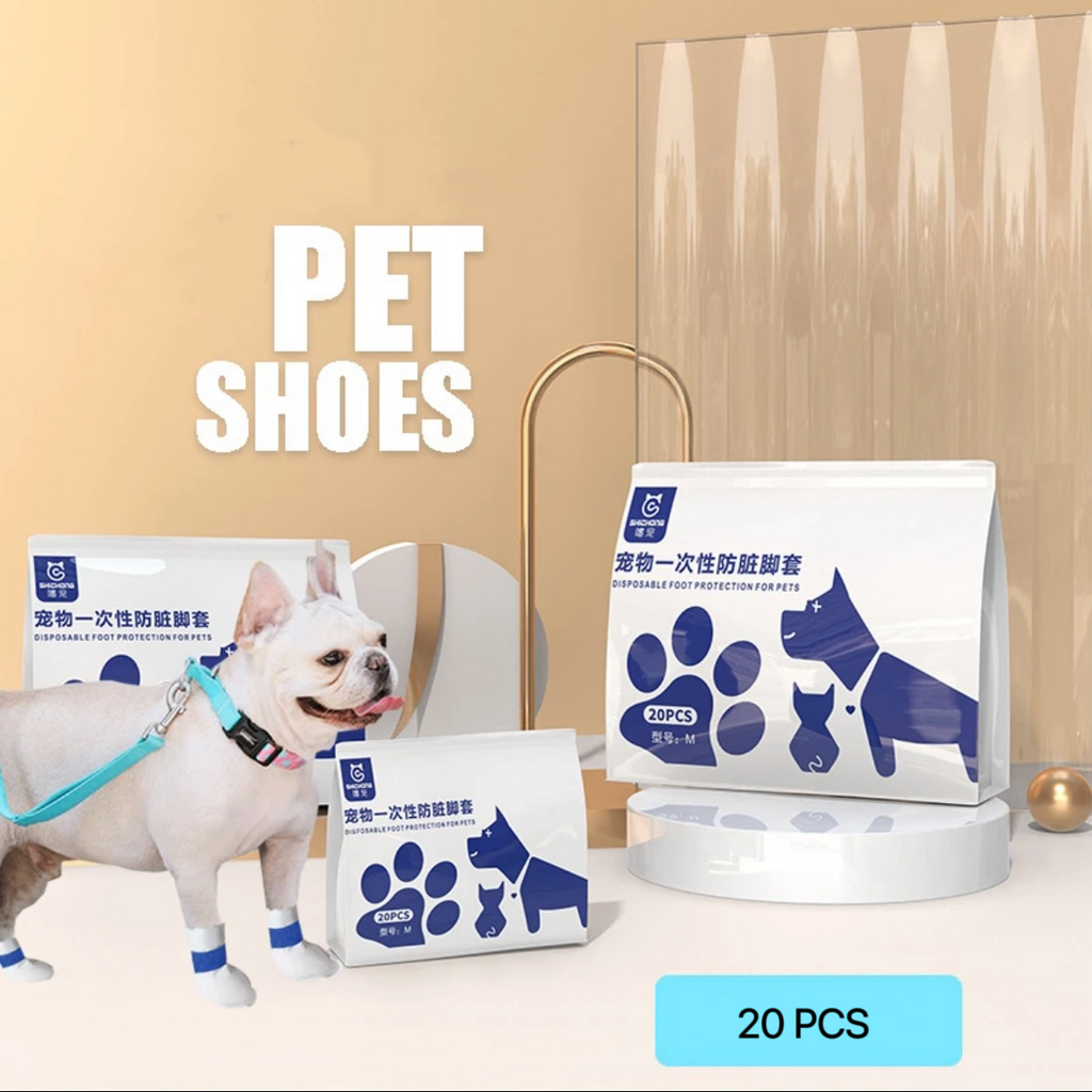 Disposable Dog Shoes, 5.5-55 LBS Outdoor Dog Wellies, paw Protection, Waterproof