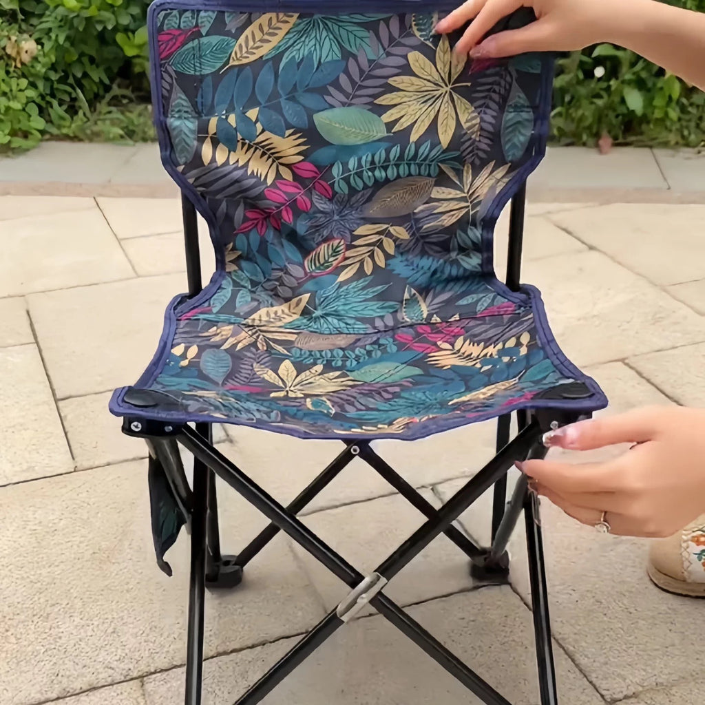 Portable Folding Camping Chair with Carry Bag | Lightweight Outdoor Fishing & Travel Chair