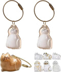 Custom Cat Hair Keychain – Personalized Pet Fur Keepsake Memorial Gift