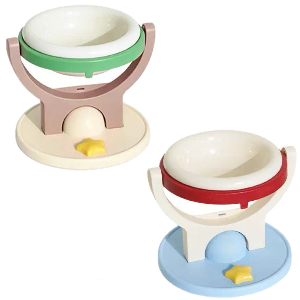 2-in-1 Wall Mounted & Elevated Cat Bowl