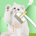 Pet Grooming Comb, Cat Brush with Self Cleaning Slicke