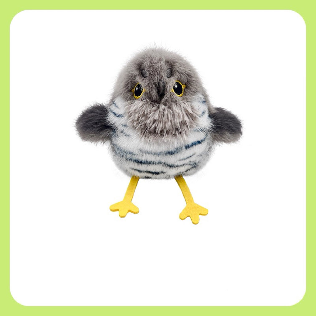Rechargeable Flapping Bird Cat Toy – USB & Motion‑Activated Chirping Sparrow