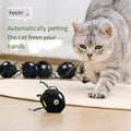 Cat Play Ball Interactive Plush Cat Ball Toy