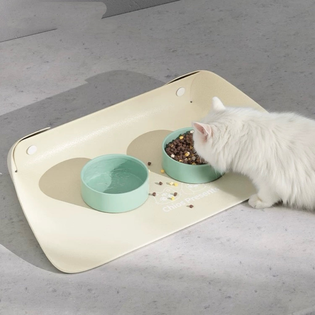 Kitten Placemat for Feeding | Pet Bowl Mat