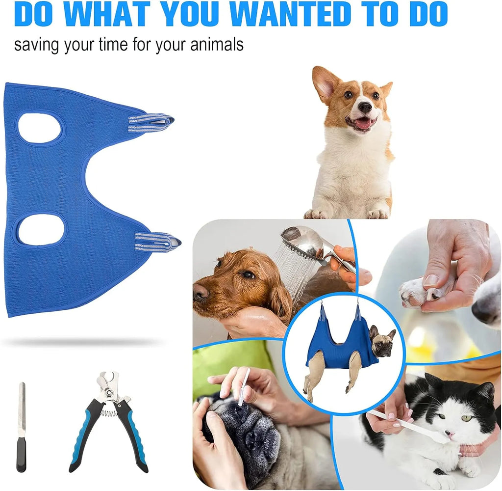 Pet Grooming Hammock Harness