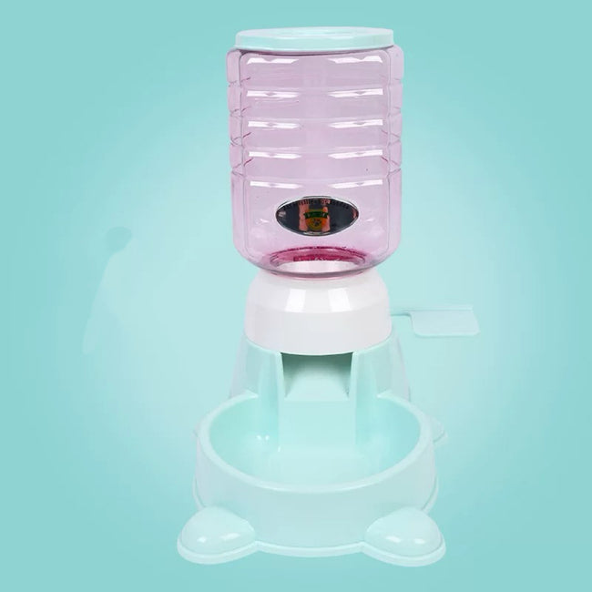 1.8L Pet Feeder Exercise Intelligence Dog Cat Automatic Press Feeder (Green)