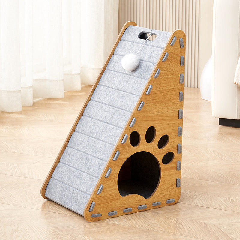 Cat Wall Shelf Prevent Damage To Furniture Scratching Post Cat Bed