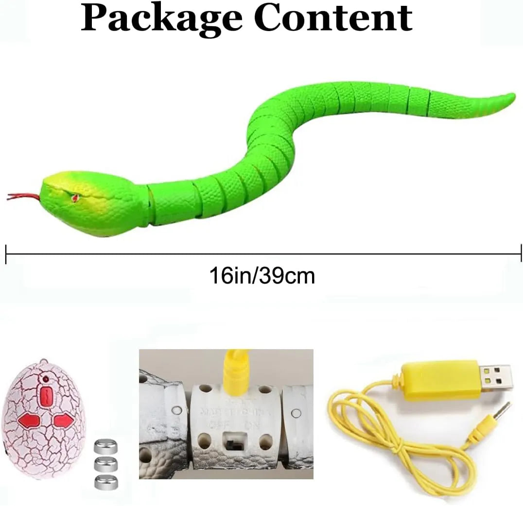 Snake Toy for Cats Interactive Remote Control and Smart Sensing