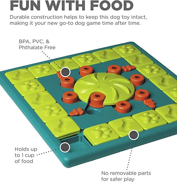 MultiPuzzle Interactive Dog Treat Puzzle Toy