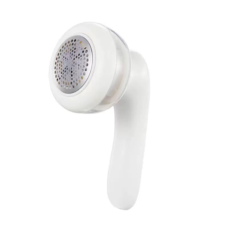 Lint Remover Clothes Fuzz Fabric Shaver Defuzzer with 6-Leaf Blades Rechargeable Sweater Shaver Pill Remove Pilling Fuzz for Clothing Couch Blanket - White