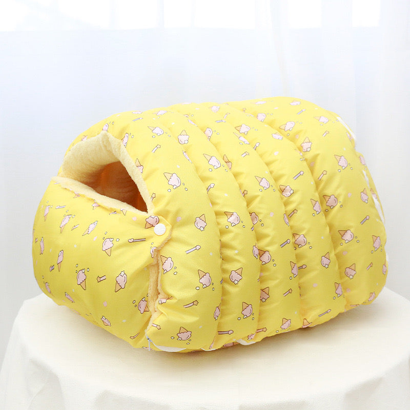 Indoor Cat Bed – Cave Style Cozy Hideaway with Removable Washable Cover & Anti‑Slip Base