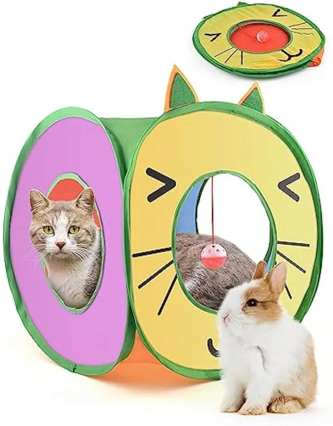 弹出式猫咪立方体可折叠猫咪游戏屋