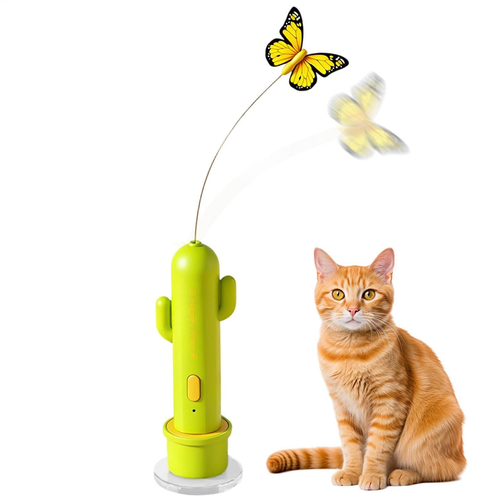 Electric Cat Toy - Cactus Shaped Interactive Wand
