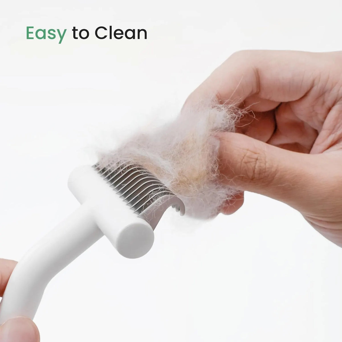Professional Pet Brush for Shedding & Dematting - Dual Sided Undercoat Rake and No-Pull Detangler | Safe Grooming Tool for Golden Retrievers, Huskies