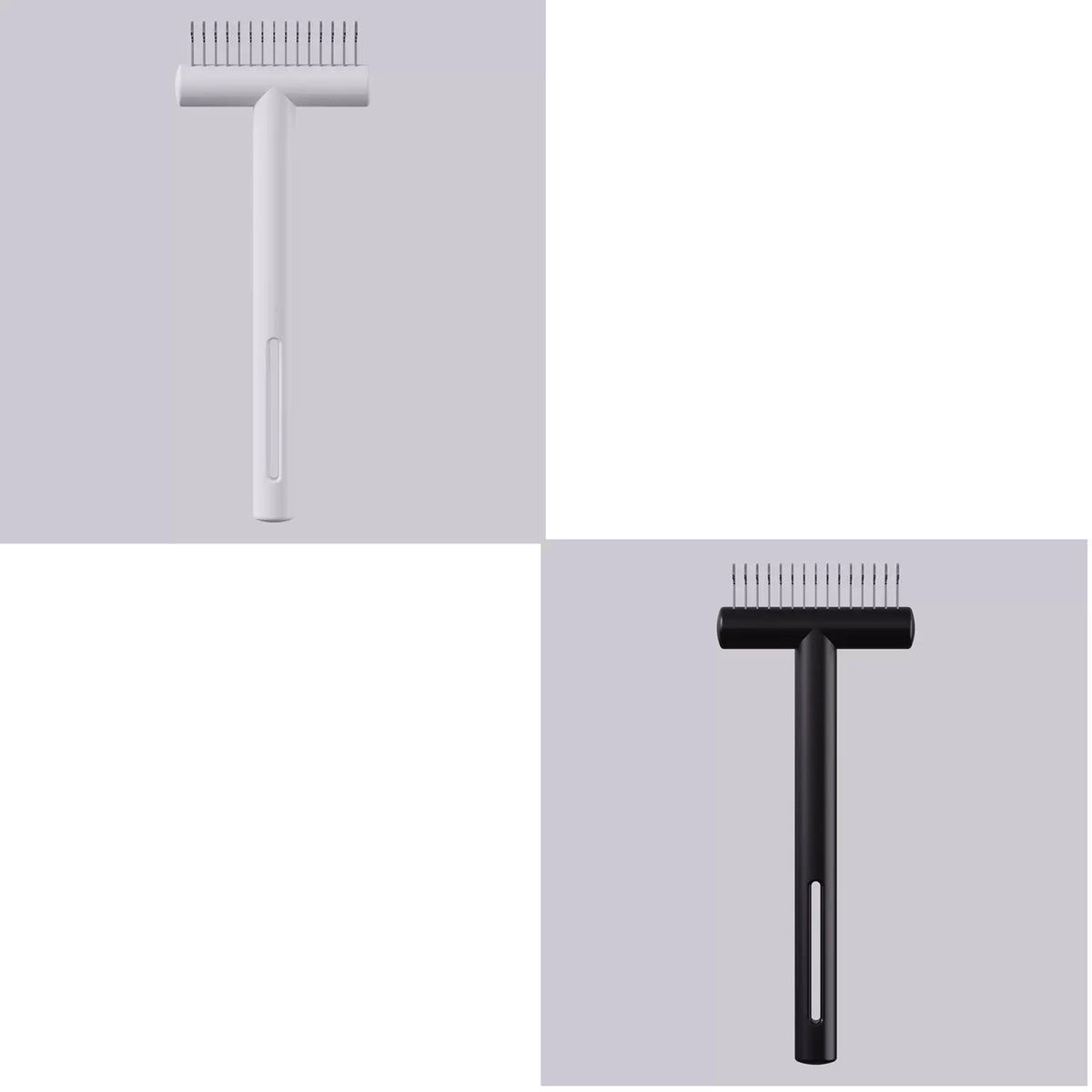 Professional Pet Brush for Shedding & Dematting - Dual Sided Undercoat Rake and No-Pull Detangler | Safe Grooming Tool for Golden Retrievers, Huskies